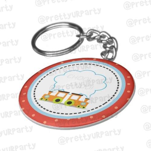 Personalised Train Keychain THEME PARTIES Pretty UR Party Default Title