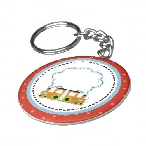 Personalised Train Keychain