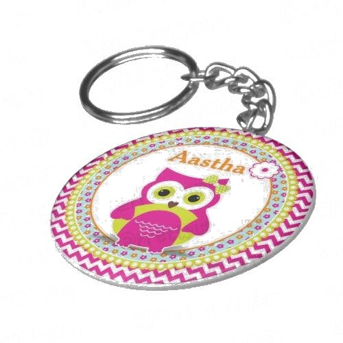 Personalised GirlyOwl Keychain — image 2