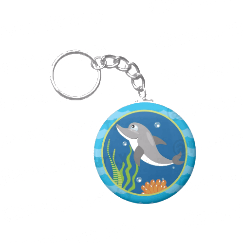 Personalised Under the Sea Keychain