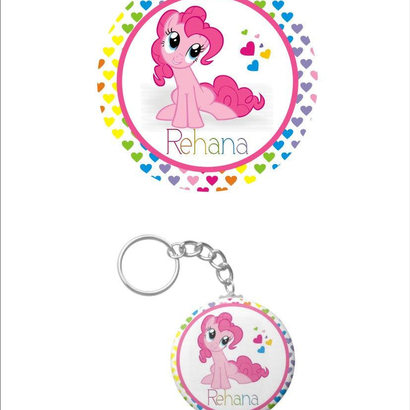 Personalised My Little Pony Keychain THEME PARTIES Pretty UR Party Default Title