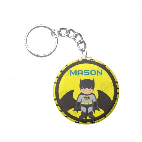 Personalised Batman Inspired Keychain — image 2