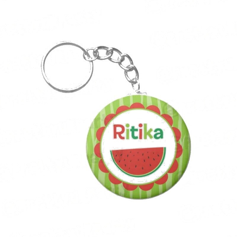 Personalised Watermelon Keychain — image 2