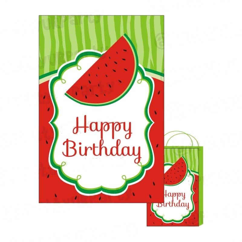 Watermelon Theme Khoi Bag / Pinata