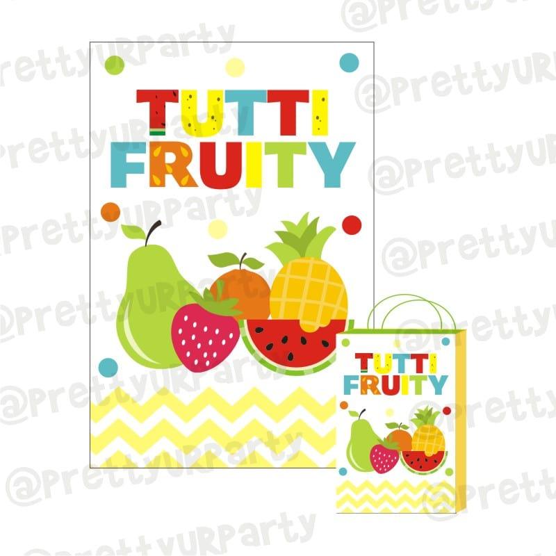 Tutti Fruity Theme Khoi Bag / Pinata ALL PARTY SUPPLIES Pretty UR Party