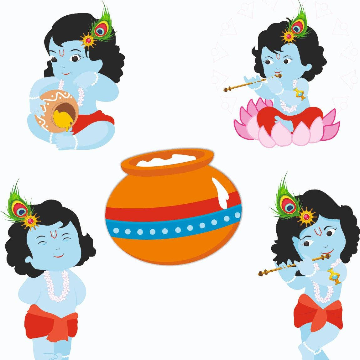 Krishna Theme Cutouts THEME PARTIES Pretty UR Party