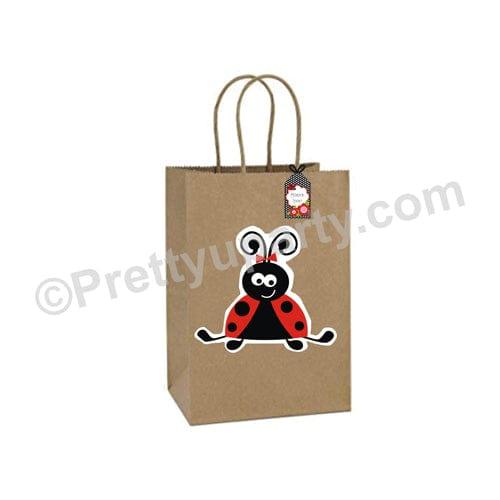 Lady Bug Gift Bags - Pack of 10 ACCESSORIES Pretty UR Party