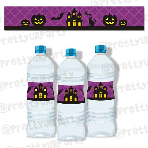 Halloween 02 Bottle Labels ALL PARTY SUPPLIES Pretty UR Party Default Title