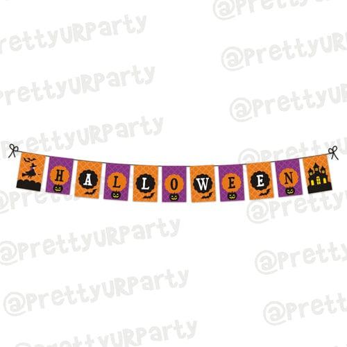 Halloween 02 Theme Bunting ALL PARTY SUPPLIES Pretty UR Party Default Title