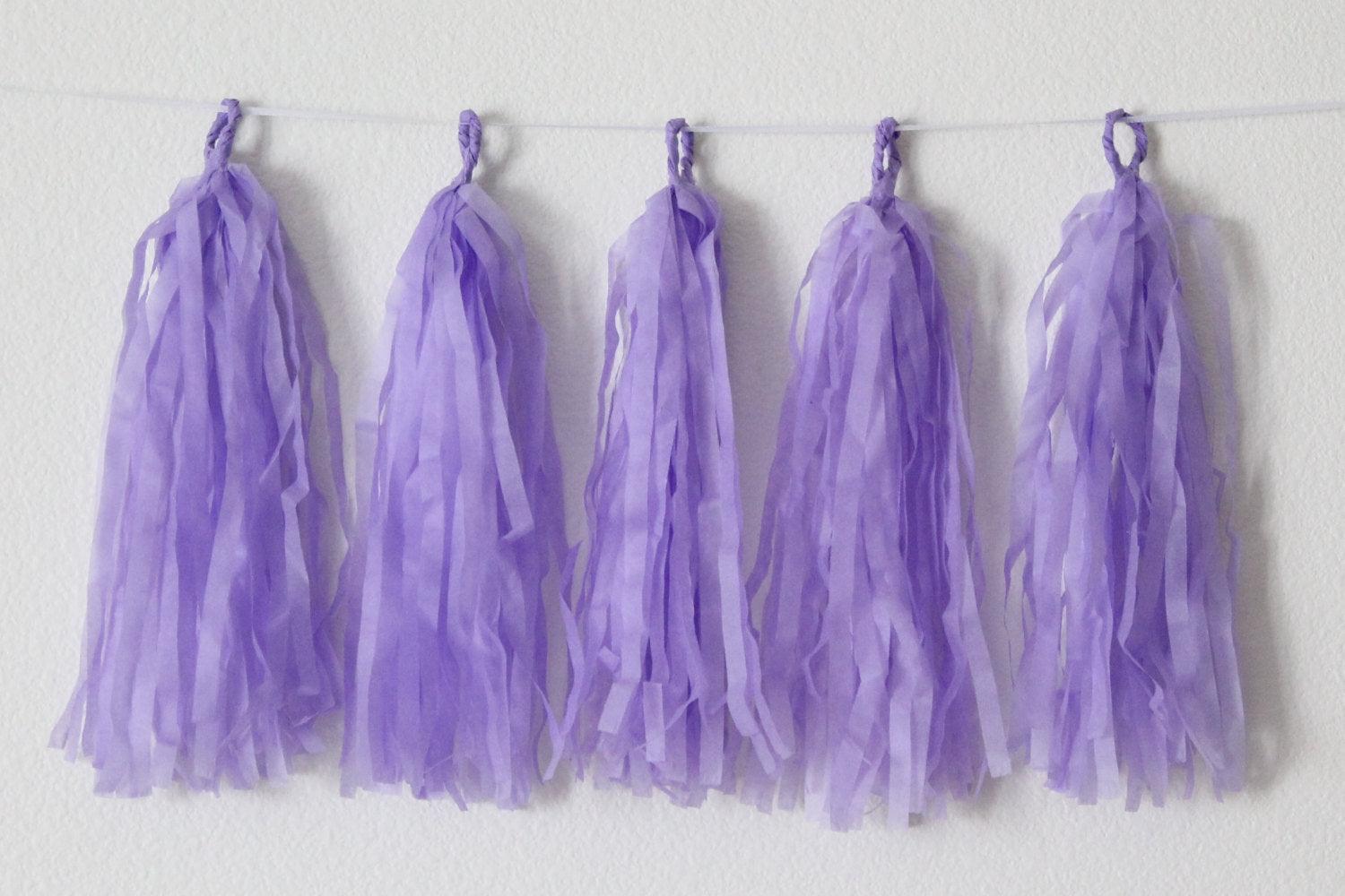 Mauve Tassel Garland Kit - Set of 5 THEME PARTIES Pretty UR Party
