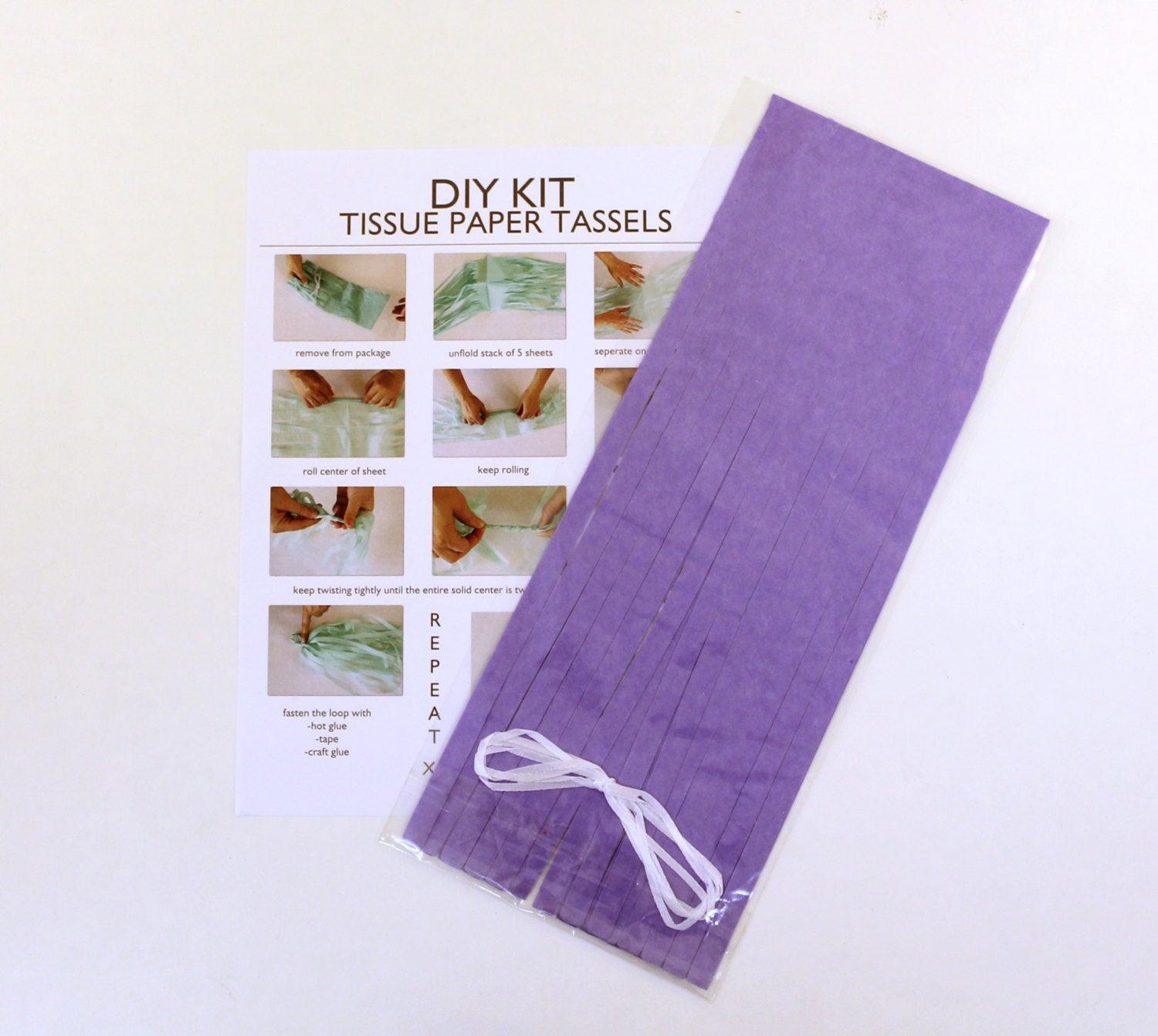 Mauve Tassel Garland Kit - Set of 5 THEME PARTIES Pretty UR Party