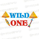 Wild One Theme Letter Bunting DECORATIONS Pretty UR Party