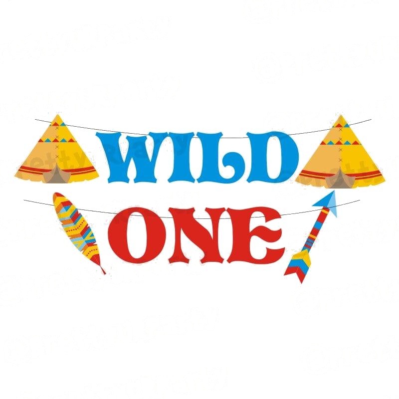 Wild One Theme Letter Bunting