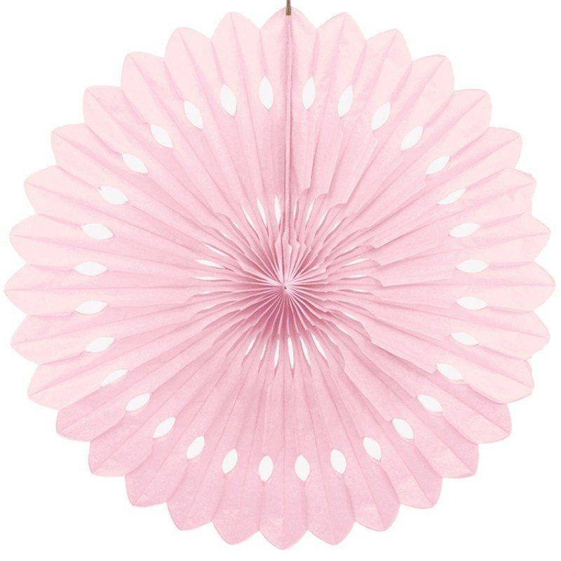 Designer Light Pink Paper Fans ALL PARTY SUPPLIES Pretty UR Party