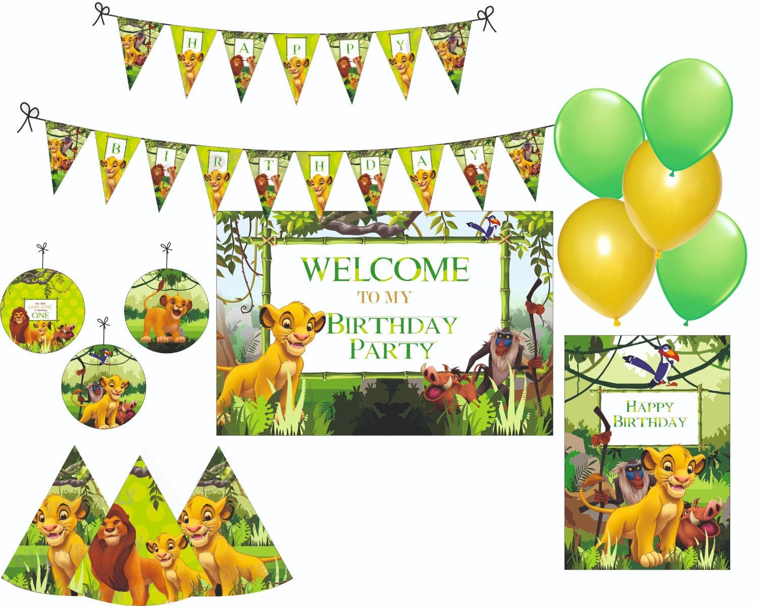 Lion King Party Decorations Package - 70 pieces Combo BIRTHDAYS Pretty UR Party Default Title