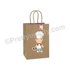 Little Chef Red Gift Bags - Pack of 10 ACCESSORIES Pretty UR Party