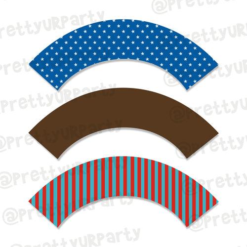 Blue and Purple Centerpieces - Pack of 2 BABY SHOWER Pretty UR Party