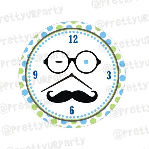 Personalised Little Man Clock THEME PARTIES Pretty UR Party Default Title