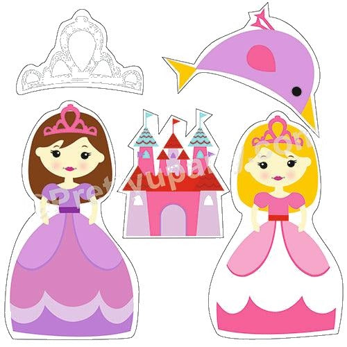 Little Princess Theme Cutouts