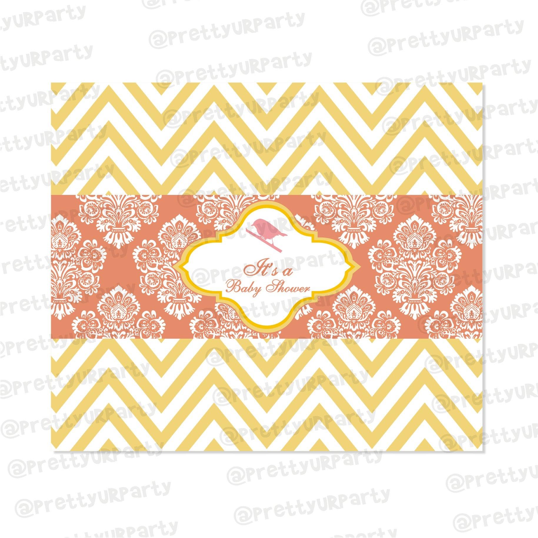 Little Bird Chocolate Wrappers BABY SHOWER Pretty UR Party Default Title