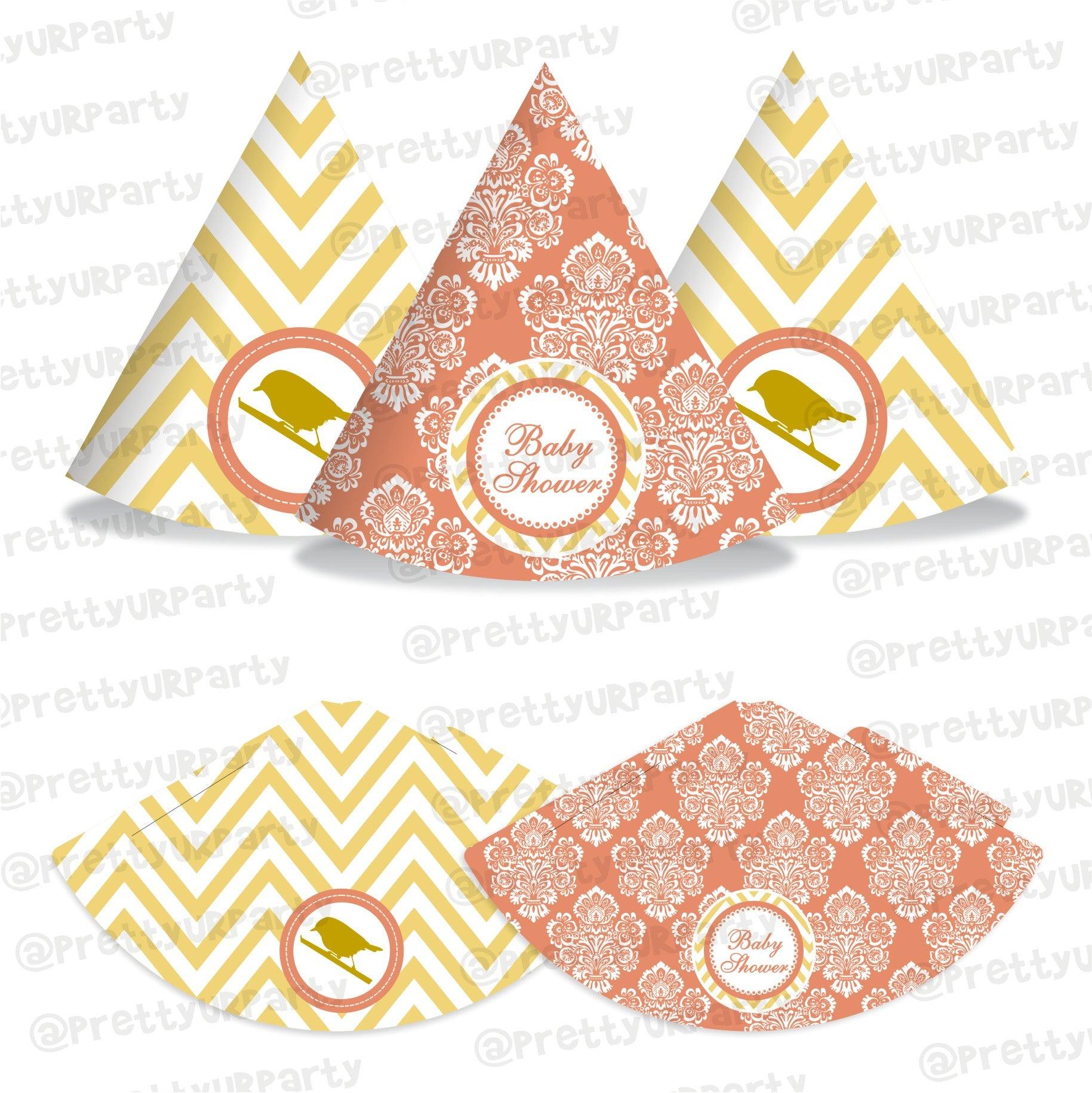 Little Bird Hats - Pack of 10 BABY SHOWER Pretty UR Party Default Title
