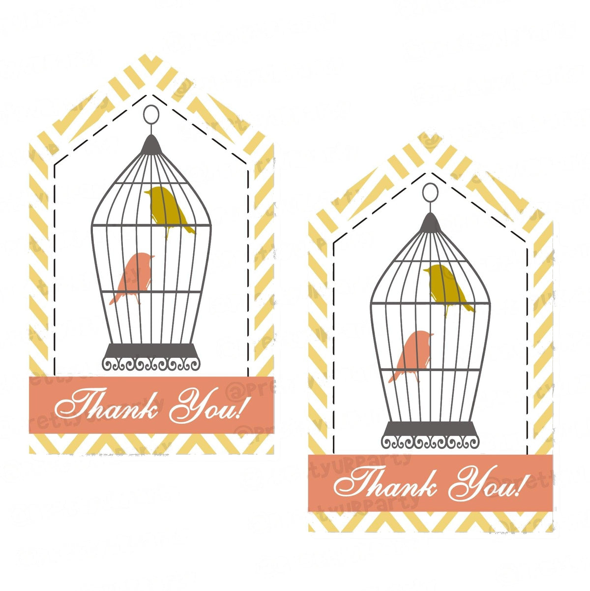 Little Bird Thank you Tags