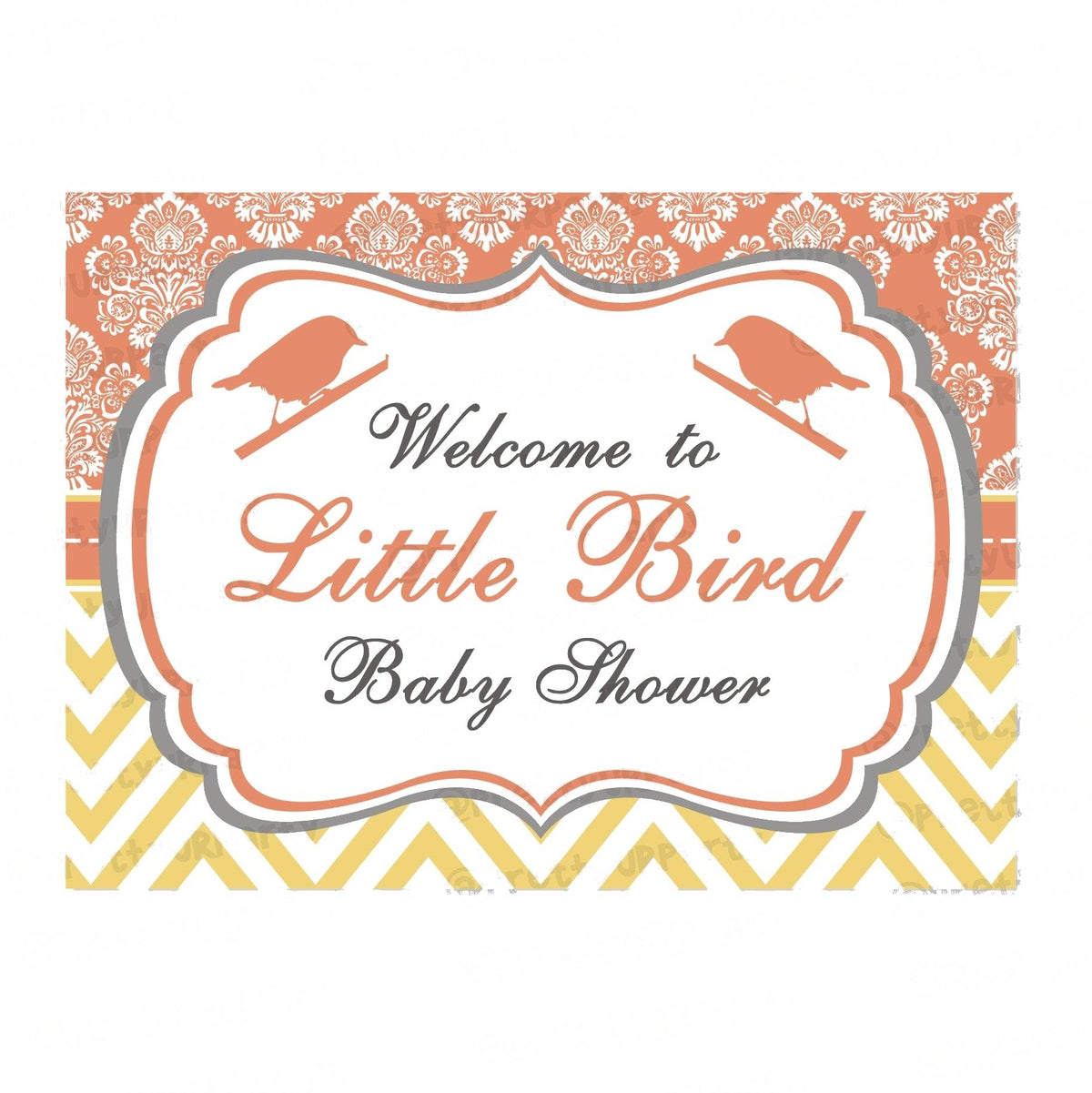 Little Bird Entrance Banner / Door Sign