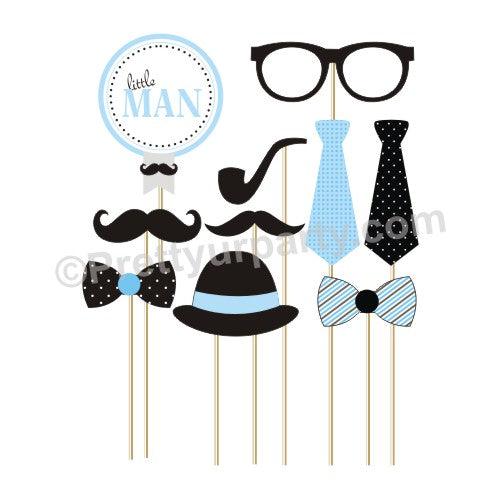 Littleman Photo Prop THEME PARTIES Pretty UR Party