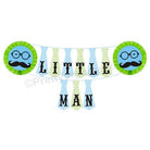 Little Man Bunting THEME PARTIES Pretty UR Party