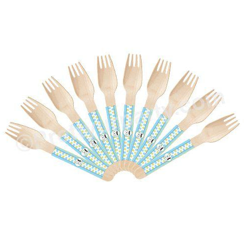 Little Man Theme Forks TABLEWARE Pretty UR Party