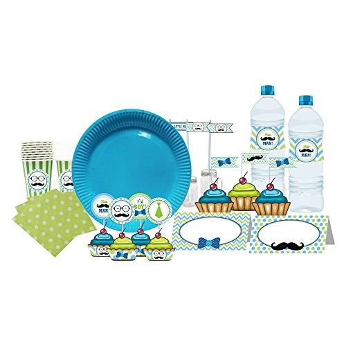 Little man Tableware Package TABLEWARE Pretty UR Party