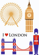 London Theme Cutouts THEME PARTIES Pretty UR Party