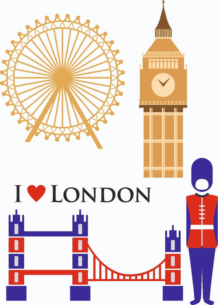 London Theme Cutouts THEME PARTIES Pretty UR Party
