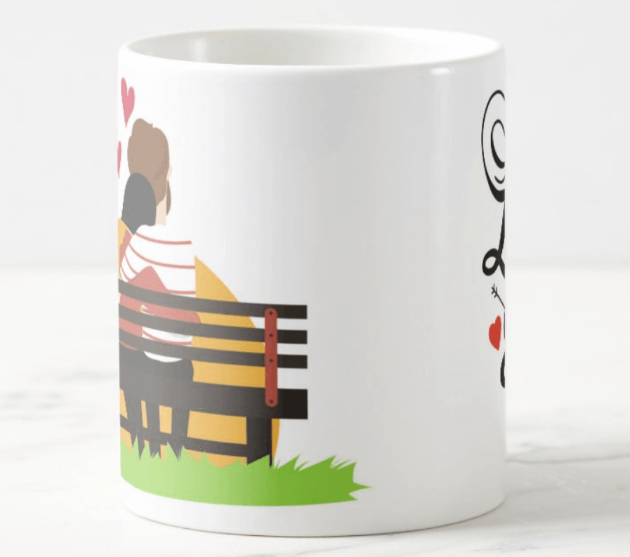 Love Story Valentines Mug ALL PARTY SUPPLIES Pretty UR Party