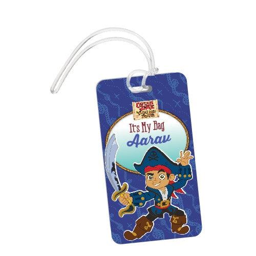 Captain Jake and the Neverland Luggage Tag PERSONALISED Pretty UR Party
