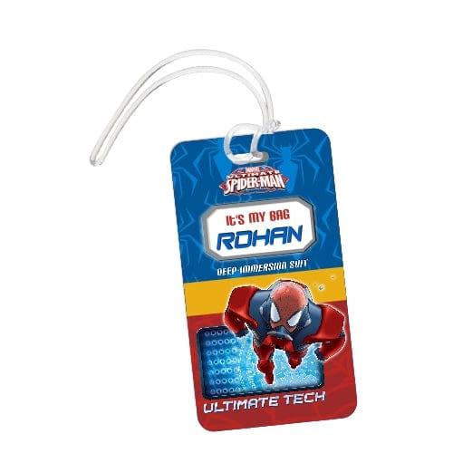 Spiderman Luggage Tag PERSONALISED Pretty UR Party