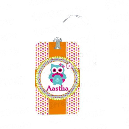 Girly Owl Luggage Tags — image 2