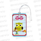 Personalized Owl Luggage Tag PERSONALISED Pretty UR Party