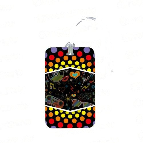 Personalized Neon Luggage Tag