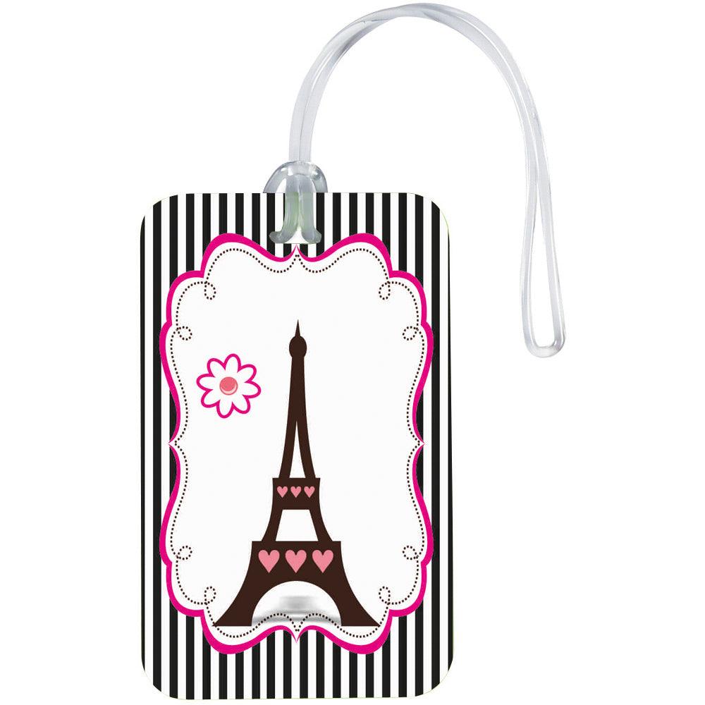 Paris Inspired Luggage Tags PERSONALISED Pretty UR Party