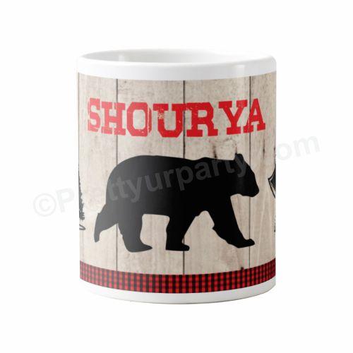 Personalized Lumberjack Mug RETURN GIFTS Pretty UR Party Default Title