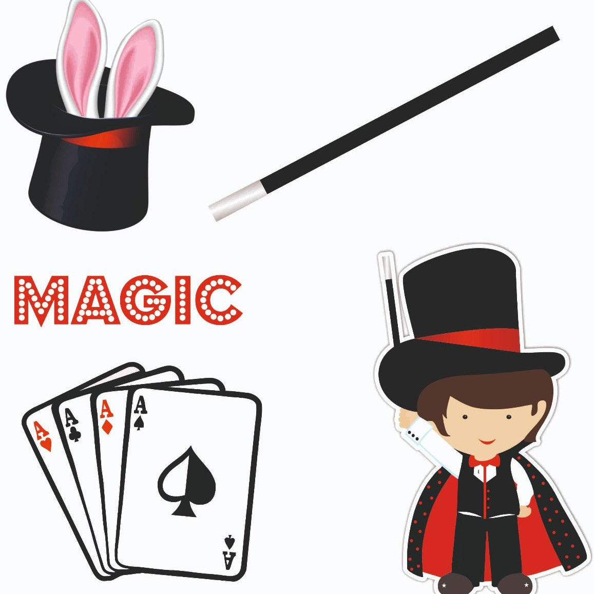 Magic Theme Cutouts THEME PARTIES Pretty UR Party