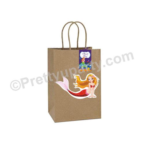 Mermaid Gift Bags - Pack of 10 ACCESSORIES Pretty UR Party