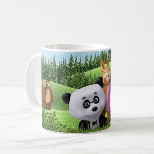 Personalised Masha and The Bear Mug RETURN GIFTS Pretty UR Party