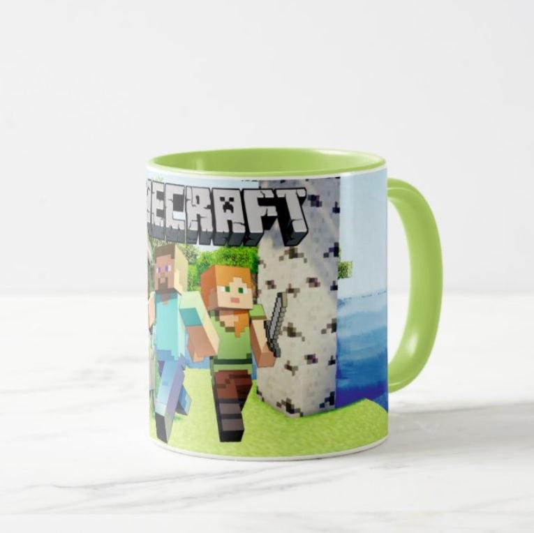Personalized Minecraft Mug - Green RETURN GIFTS Pretty UR Party