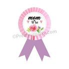Handcrafted Mom to be Rosette Badge BABY SHOWER Pretty UR Party