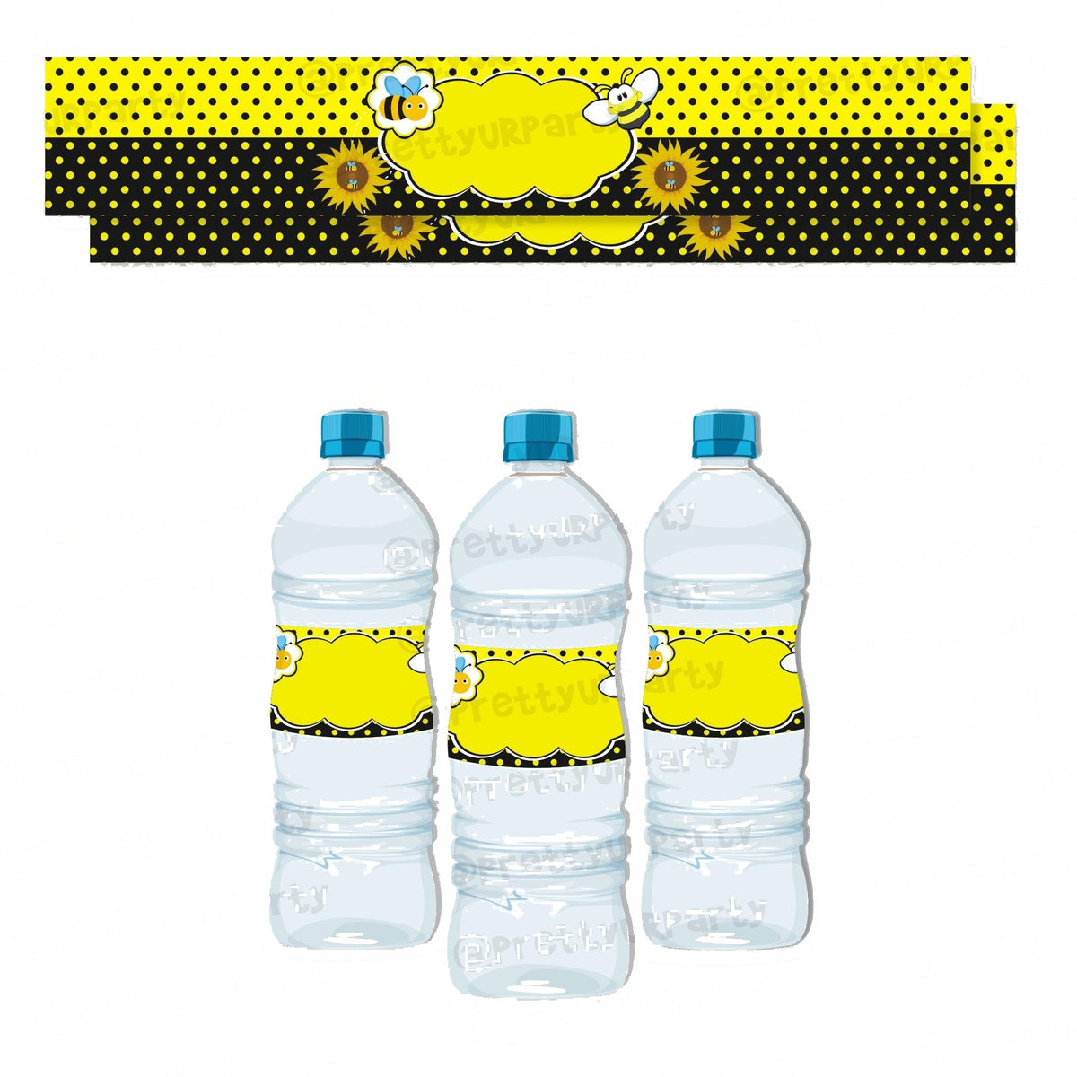 Mom to Bee Water Bottle Labels