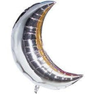 Moon shaped Foil Balloon -  19 inch ALL PARTY SUPPLIES Pretty UR Party Default Title