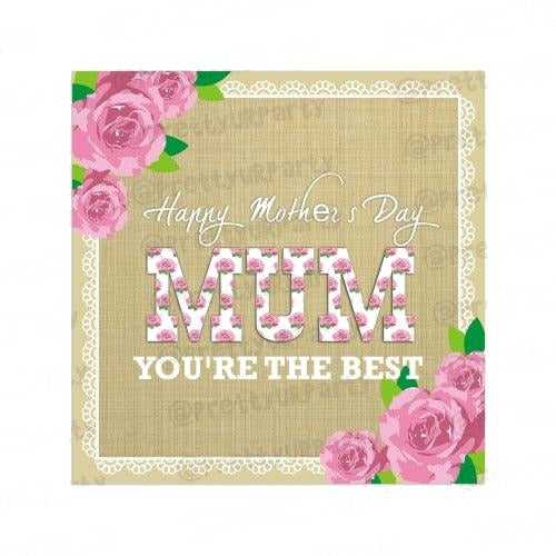 Mothers day Mom You're The Best Card