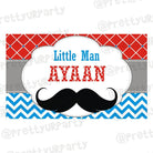 Moustache Theme Backdrop THEME PARTIES Pretty UR Party Default Title